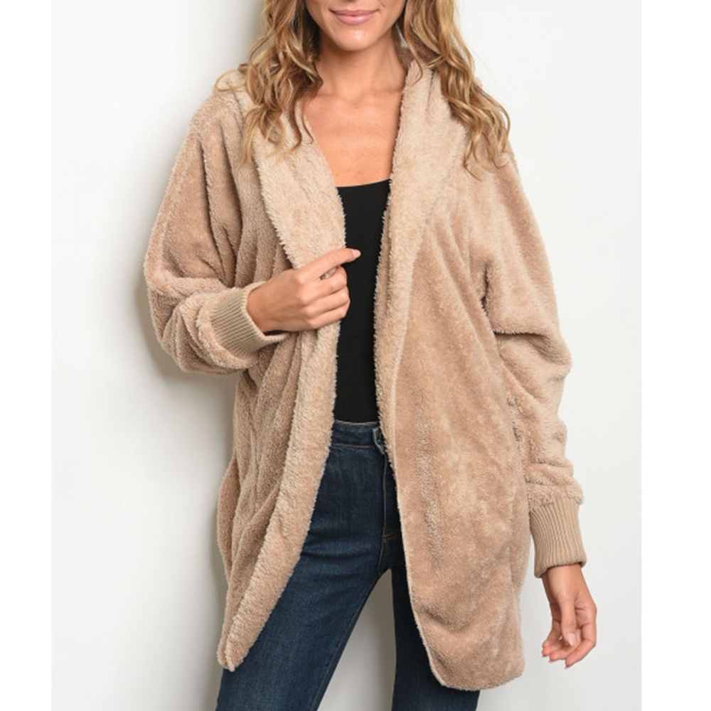 VARIOUS COLORS Super Soft Sherpa Jacket - Picture 3 of 8